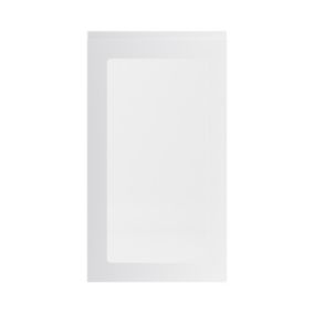 Front kuchenny do szafki wiszącej z przeszkleniem GoodHome Garcinia 50 cm szary połysk