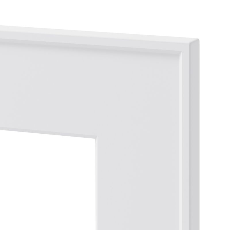 Front kuchenny do szafki wiszącej z przeszkleniem GoodHome Pasilla 29,7 x 89,5 cm biały mat