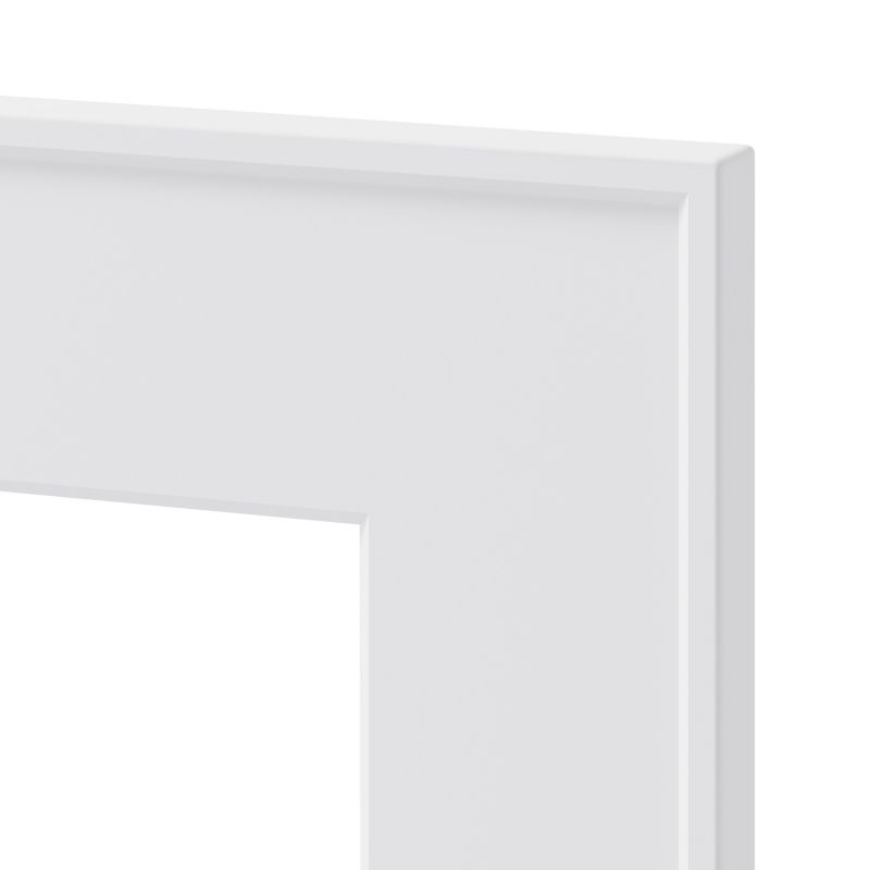 Front kuchenny do szafki wiszącej z przeszkleniem GoodHome Pasilla 49,7 x 89,5 cm biały mat