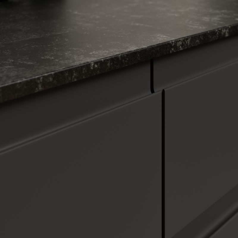 Front kuchenny do szafki wysokiej GoodHome Garcinia 50 cm carbon