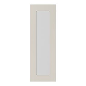 Front kuchenny do szafki wysokiej GoodHome Stevia szklany 30 cm sandstone mat