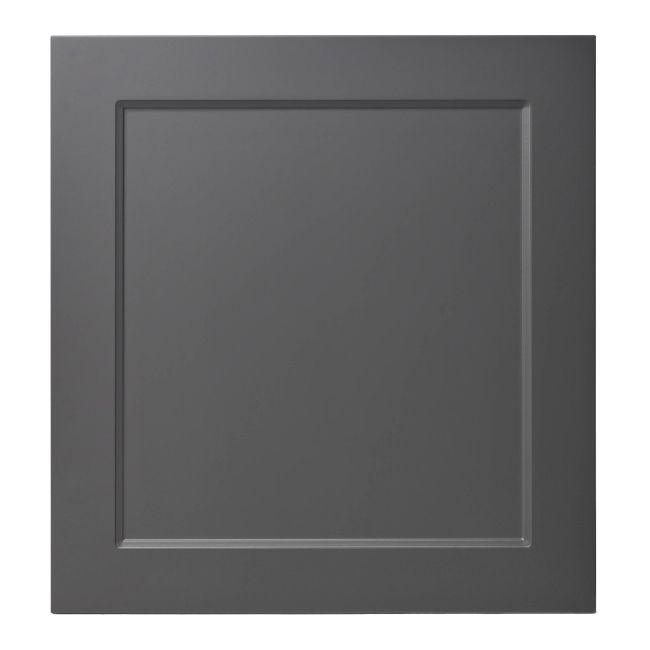 Front kuchenny do szafki wysokiej z AGD GoodHome Artemisia 60 x 63,3 cm grafit mat
