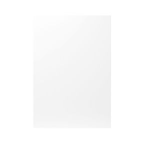 Front kuchenny do szafki wysokiej z AGD GoodHome Balsamita 60 x 86,7 cm biały mat