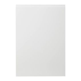 Front kuchenny do szafki wysokiej z AGD GoodHome Garcinia 60 x 86,7 cm biały połysk