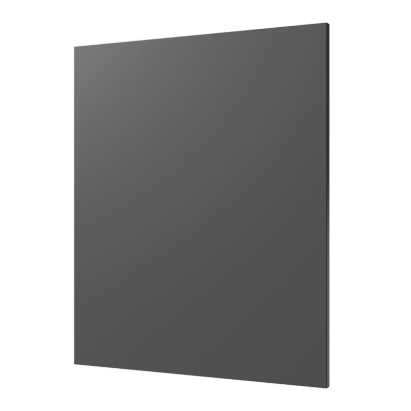 Front kuchenny do szafki wysokiej z AGD GoodHome Stevia 60 x 72,3 cm antracyt mat