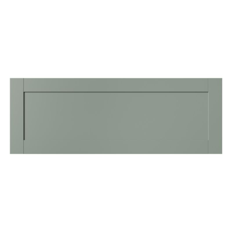 Front kuchenny do szafki z 2 szufladami Ashmead 100 cm zielony