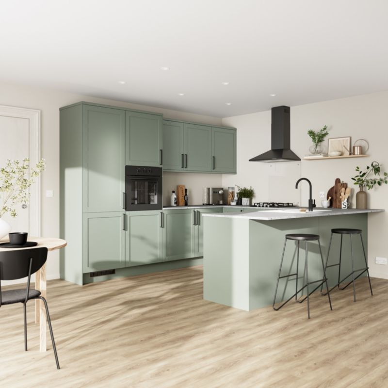 Front kuchenny do szafki z 2 szufladami GoodHome Ashmead 40 cm zielony