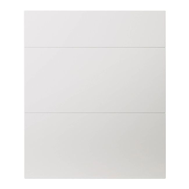 Front kuchenny do szafki z 3 szufladami GoodHome Alisma 60 cm biały połysk