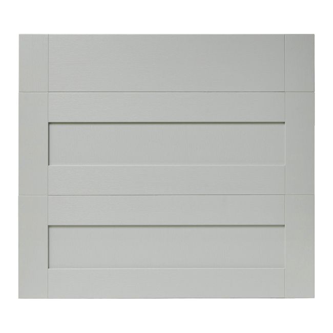 Front kuchenny do szafki z 3 szufladami GoodHome Alpinia 80 cm szare drewno