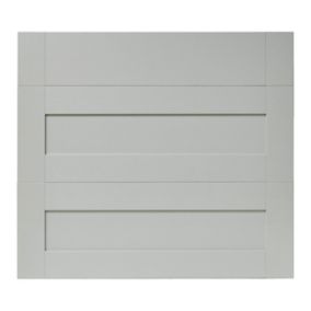 Front kuchenny do szafki z 3 szufladami GoodHome Alpinia 80 cm szare drewno