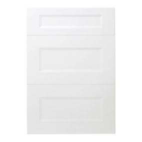 Front kuchenny do szafki z 3 szufladami GoodHome Artemisia 50 cm classic shaker biały