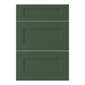 Front kuchenny do szafki z 3 szufladami GoodHome Artemisia 50 cm classic zielony