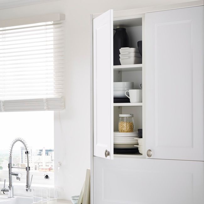 Front kuchenny do szafki z 3 szufladami GoodHome Artemisia 60 cm classic biały