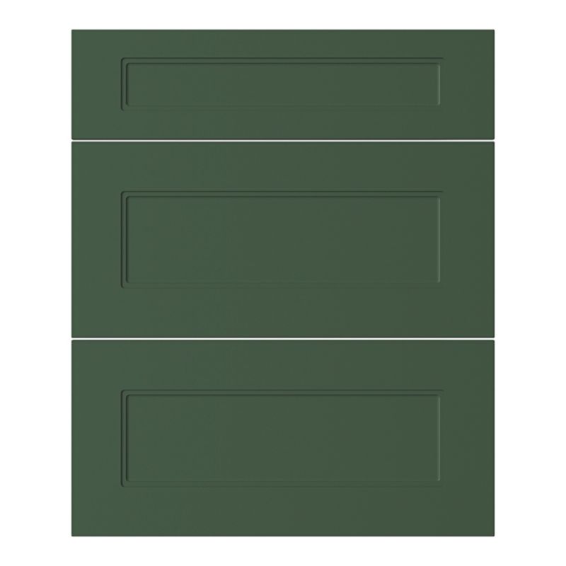 Front kuchenny do szafki z 3 szufladami GoodHome Artemisia 60 cm classic zielony