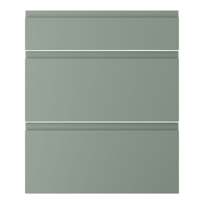 Front kuchenny do szafki z 3 szufladami GoodHome Garcinia 60 cm green