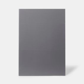 Front kuchenny do szafki z 3 szufladami GoodHome Stevia 50 cm antracyt połysk