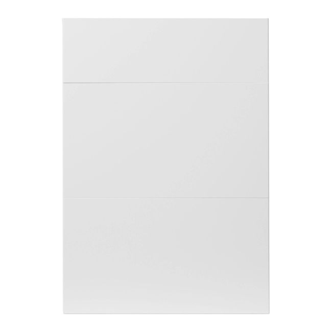 Front kuchenny do szafki z 3 szufladami GoodHome Stevia 50 cm biały połysk