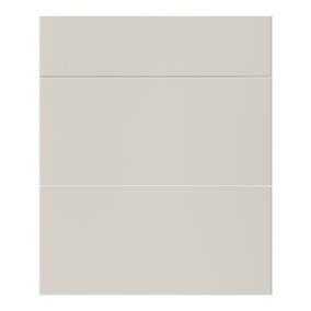 Front kuchenny do szafki z 3 szufladami GoodHome Stevia 60 cm sandstone mat