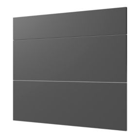 Front kuchenny do szafki z 3 szufladami GoodHome Stevia 80 cm antracyt mat