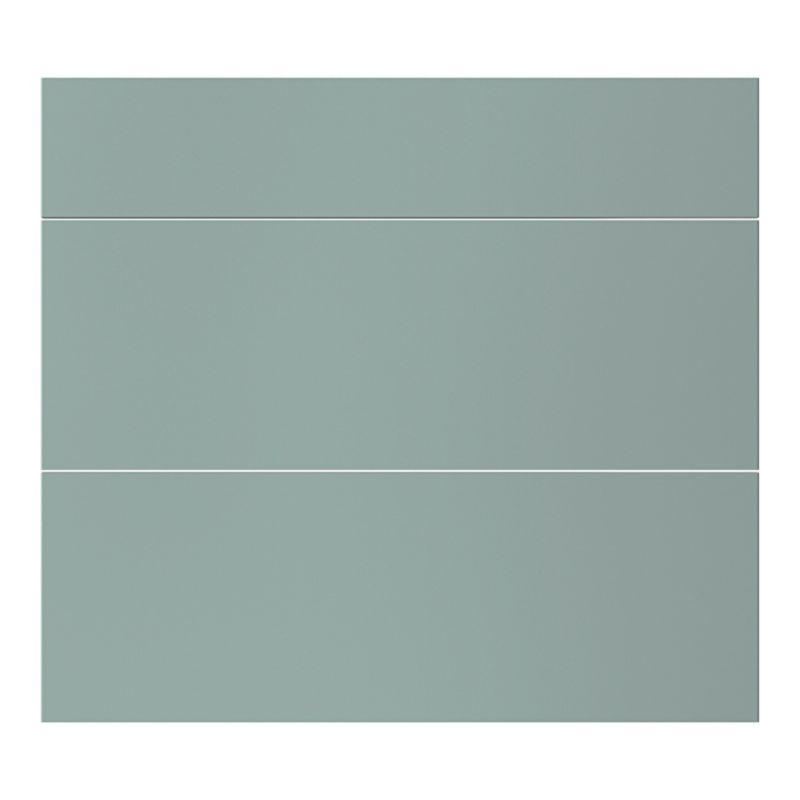 Front kuchenny do szafki z 3 szufladami GoodHome Stevia 80 cm zielony mat