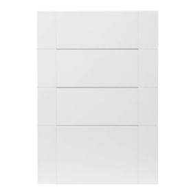 Front kuchenny do szafki z 4 szufladami GoodHome Alpinia 50 cm biały mat