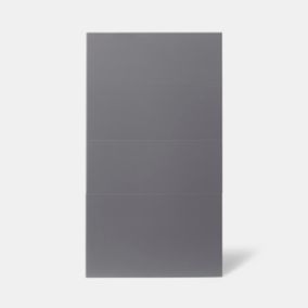 Front kuchenny do szafki z 4 szufladami GoodHome Stevia 40 cm antracyt połysk