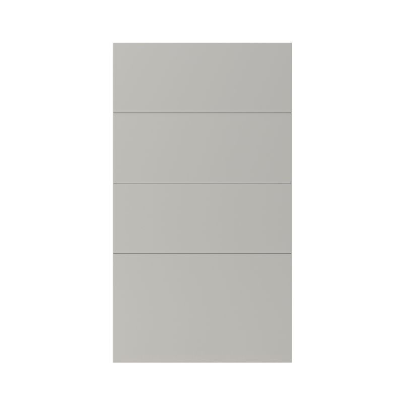 Front kuchenny do szafki z 4 szufladami GoodHome Stevia 40 cm szary mat