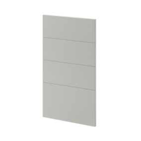 Front kuchenny do szafki z 4 szufladami GoodHome Stevia 40 cm szary mat