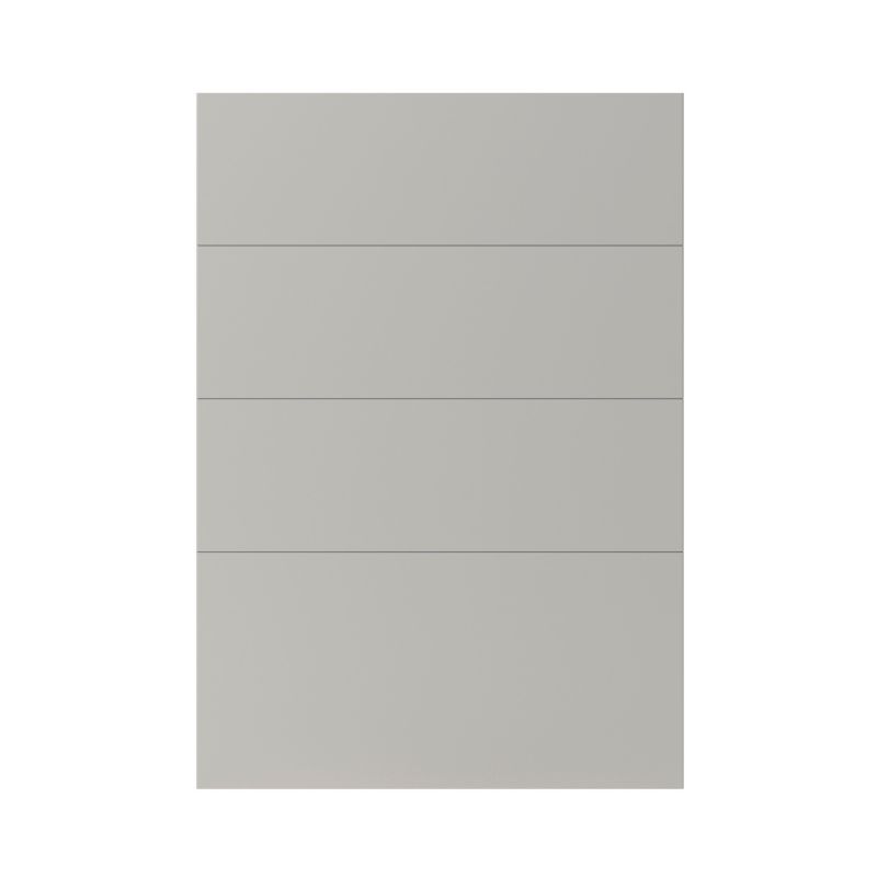 Front kuchenny do szafki z 4 szufladami GoodHome Stevia 50 cm szary mat