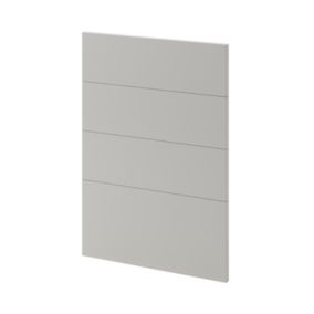 Front kuchenny do szafki z 4 szufladami GoodHome Stevia 50 cm szary mat