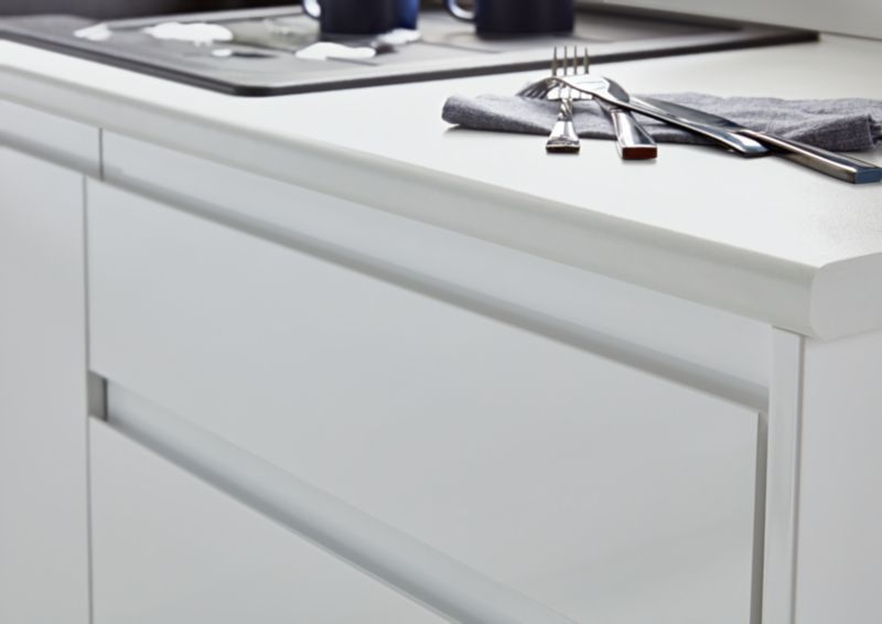 Front kuchenny do szafki z AGD GoodHome Garcinia 60 x 62,6 cm biały połysk