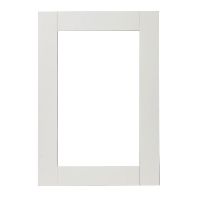 Front kuchenny do szafki z przeszkleniem GoodHome Alpinia 49,7 x 71,5 cm ivory mat