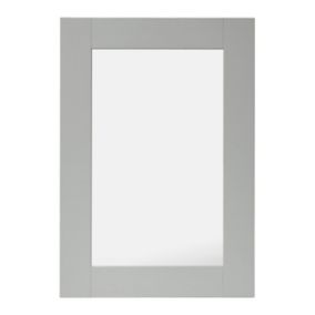 Front kuchenny do szafki z przeszkleniem GoodHome Alpinia 49,7 x 71,5 cm szare drewno