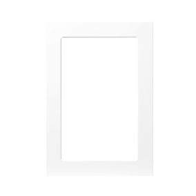 Front kuchenny do szafki z przeszkleniem GoodHome Balsamita 49,7 x 71,5 cm biały mat