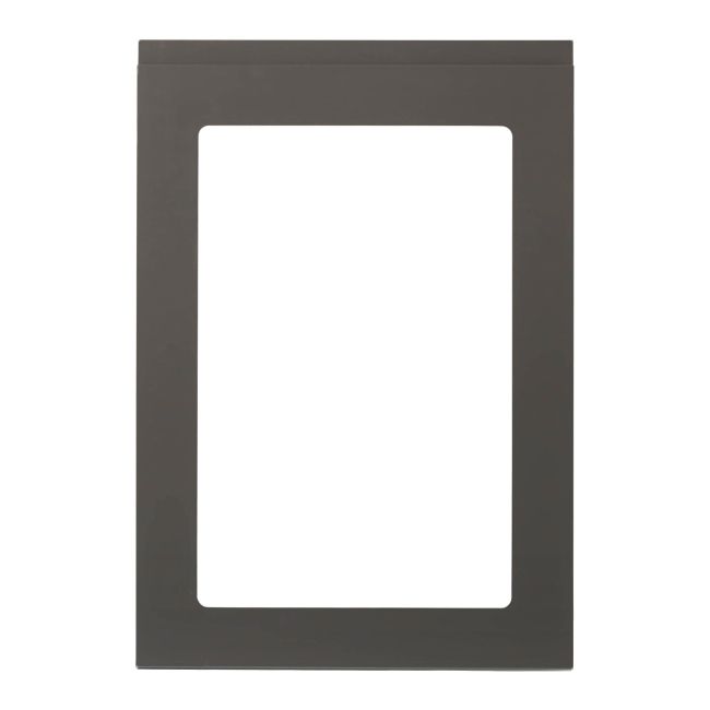 Front kuchenny do szafki z przeszkleniem GoodHome Garcinia 49,7 x 71,5 cm antracyt
