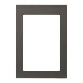 Front kuchenny do szafki z przeszkleniem GoodHome Garcinia 49,7 x 71,5 cm antracyt