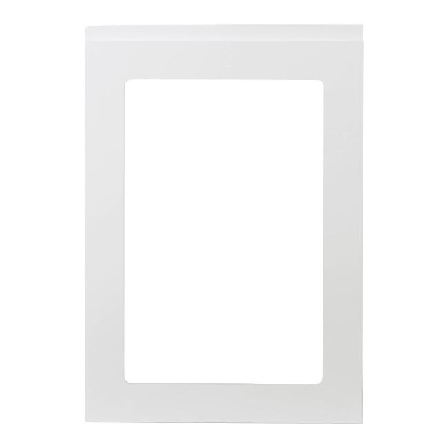 Front kuchenny do szafki z przeszkleniem GoodHome Garcinia 49,7 x 71,5 cm biały połysk