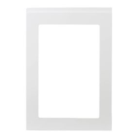 Front kuchenny do szafki z przeszkleniem GoodHome Garcinia 49,7 x 71,5 cm biały połysk