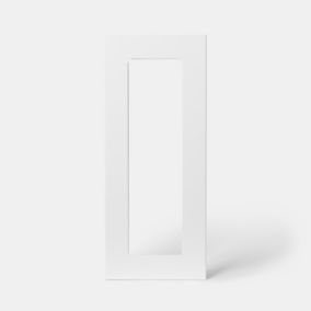 Front kuchenny do szafki z przeszkleniem GoodHome Stevia 30 cm biały połysk
