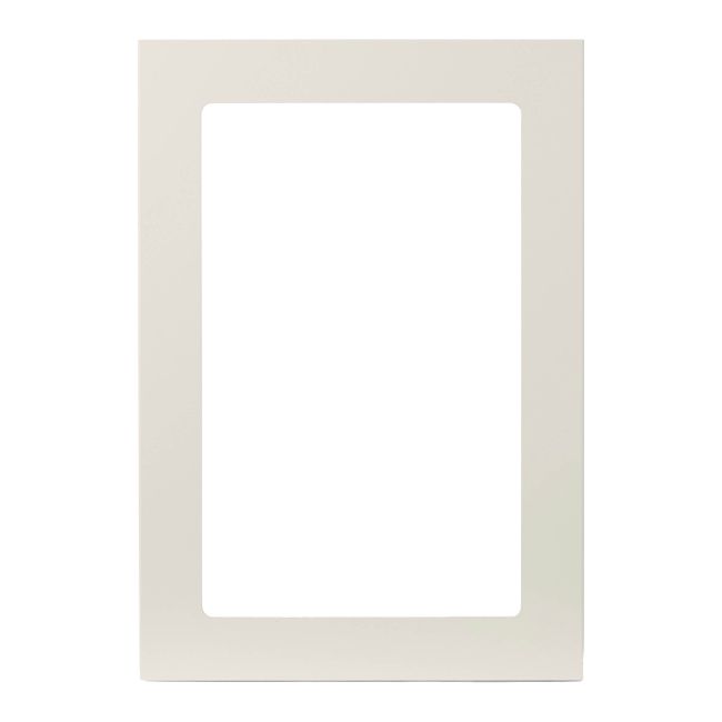 Front kuchenny do szafki z przeszkleniem GoodHome Stevia 50 cm kremowy połysk