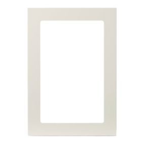 Front kuchenny do szafki z przeszkleniem GoodHome Stevia 50 cm kremowy połysk