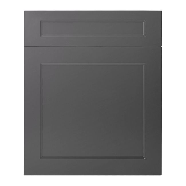 Front kuchenny do szafki z szufladą GoodHome Artemisia 60 cm grafit mat