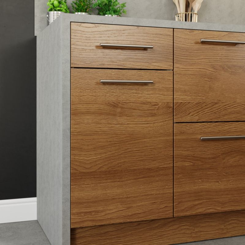 Front kuchenny do szafki z szufladą GoodHome Chia 40 cm struktura drewna
