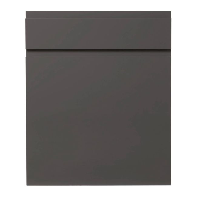 Front kuchenny do szafki z szufladą GoodHome Garcinia 60 cm antracyt