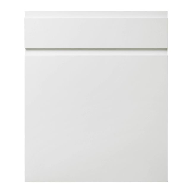Front kuchenny do szafki z szufladą GoodHome Garcinia 60 cm biały połysk