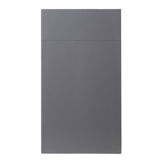 Front kuchenny do szafki z szufladą GoodHome Stevia 30 cm antracyt połysk