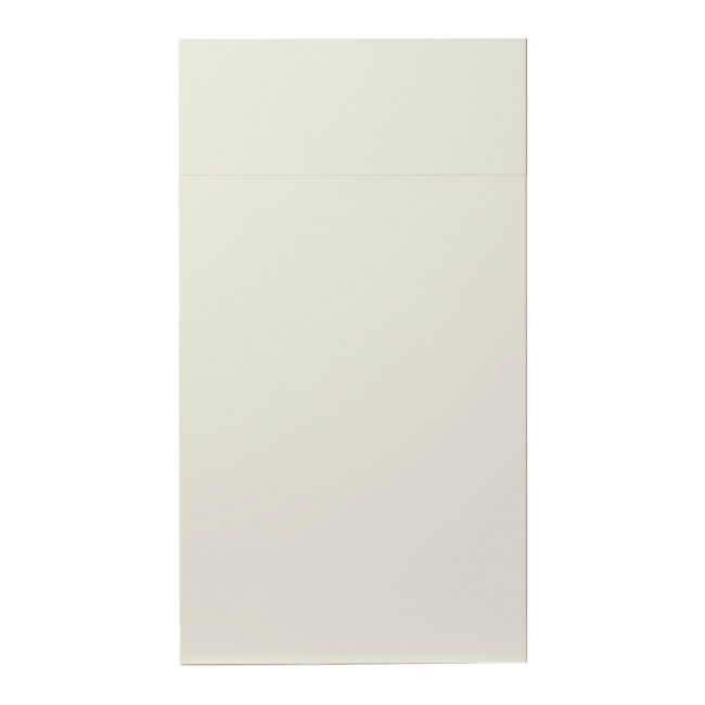 Front kuchenny do szafki z szufladą GoodHome Stevia 40 cm kremowy połysk