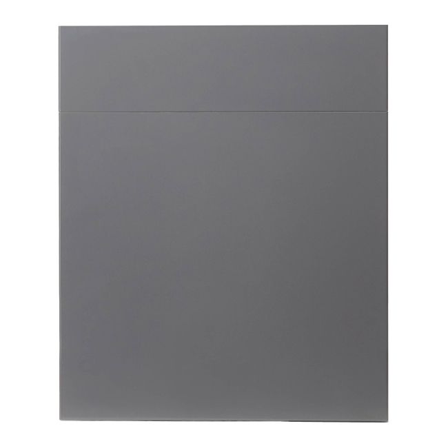 Front kuchenny do szafki z szufladą GoodHome Stevia 60 cm antracyt połysk