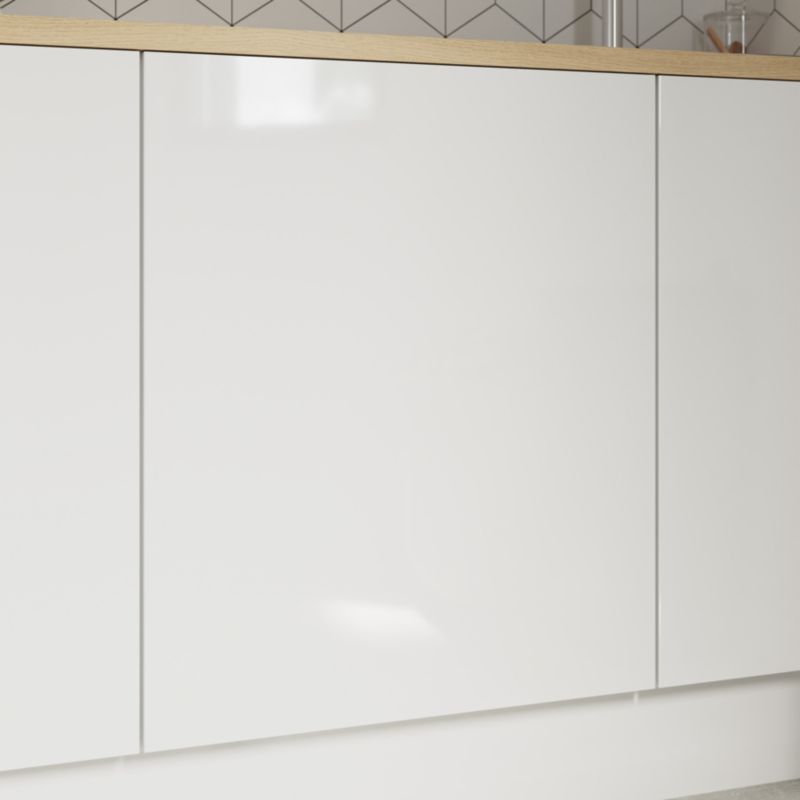 Front kuchenny do szafki z szufladą GoodHome Stevia 60 cm biały połysk