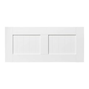Front kuchenny do szuflady / drzwi GoodHome Alpinia 80 cm biały mat